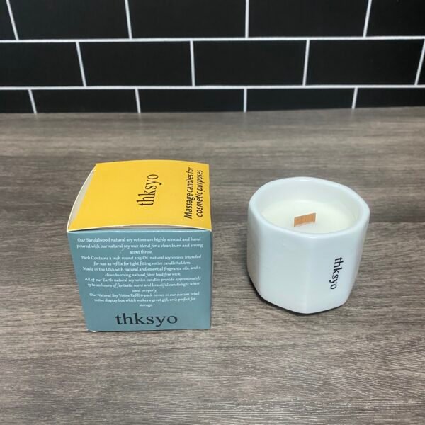 Thksyo Massage Candle - Massage Oil Candle with Pour Spout, 8.1 oz Natural Skin Care Products - Massage Lotion Candle for Self Care at Home Sweet Home